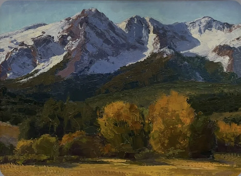 Mount Sneffels, Carol Peek, oil, 30" X 40 8/25"