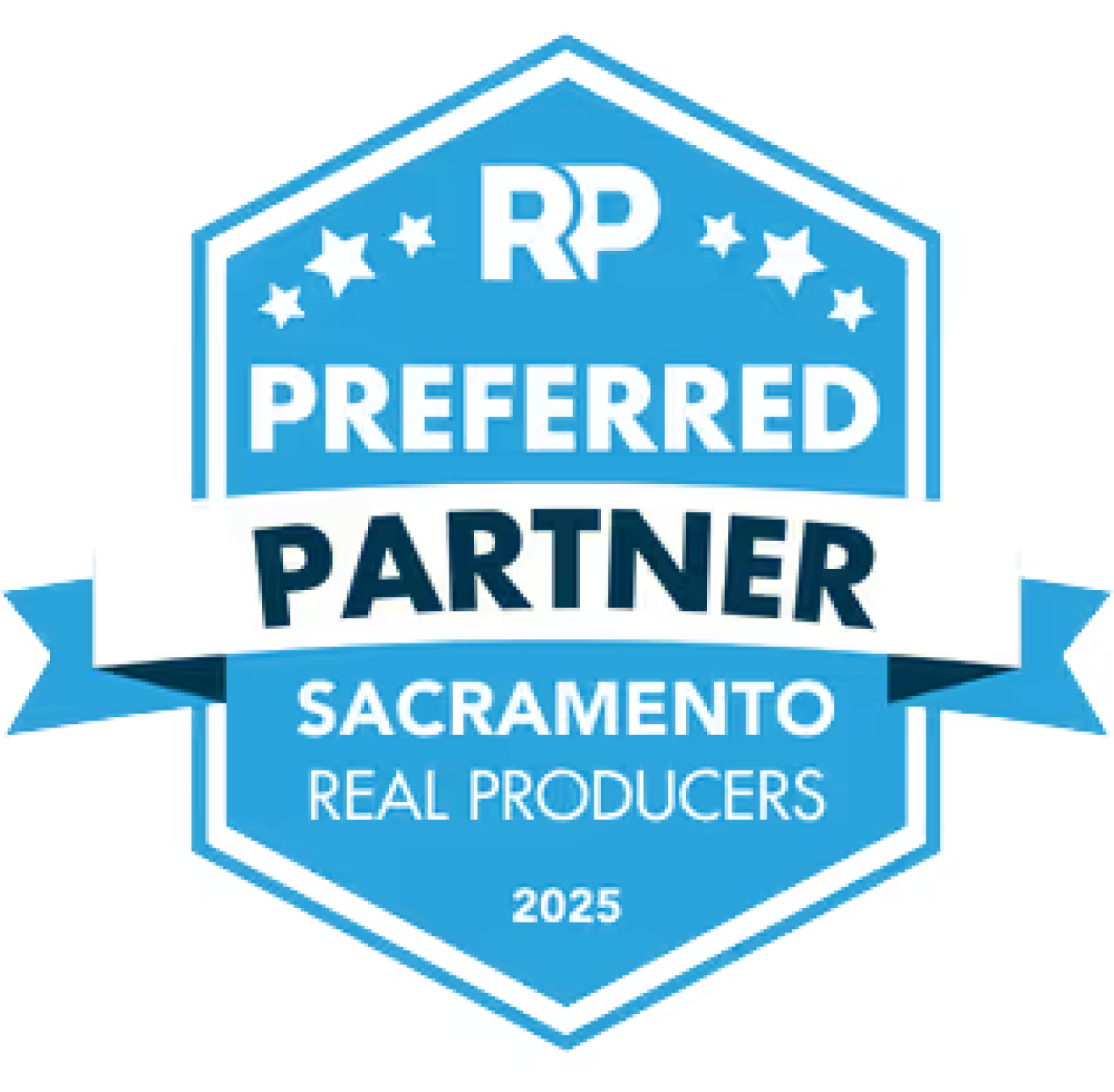Sacramento Real Producers Preferred Partner badge