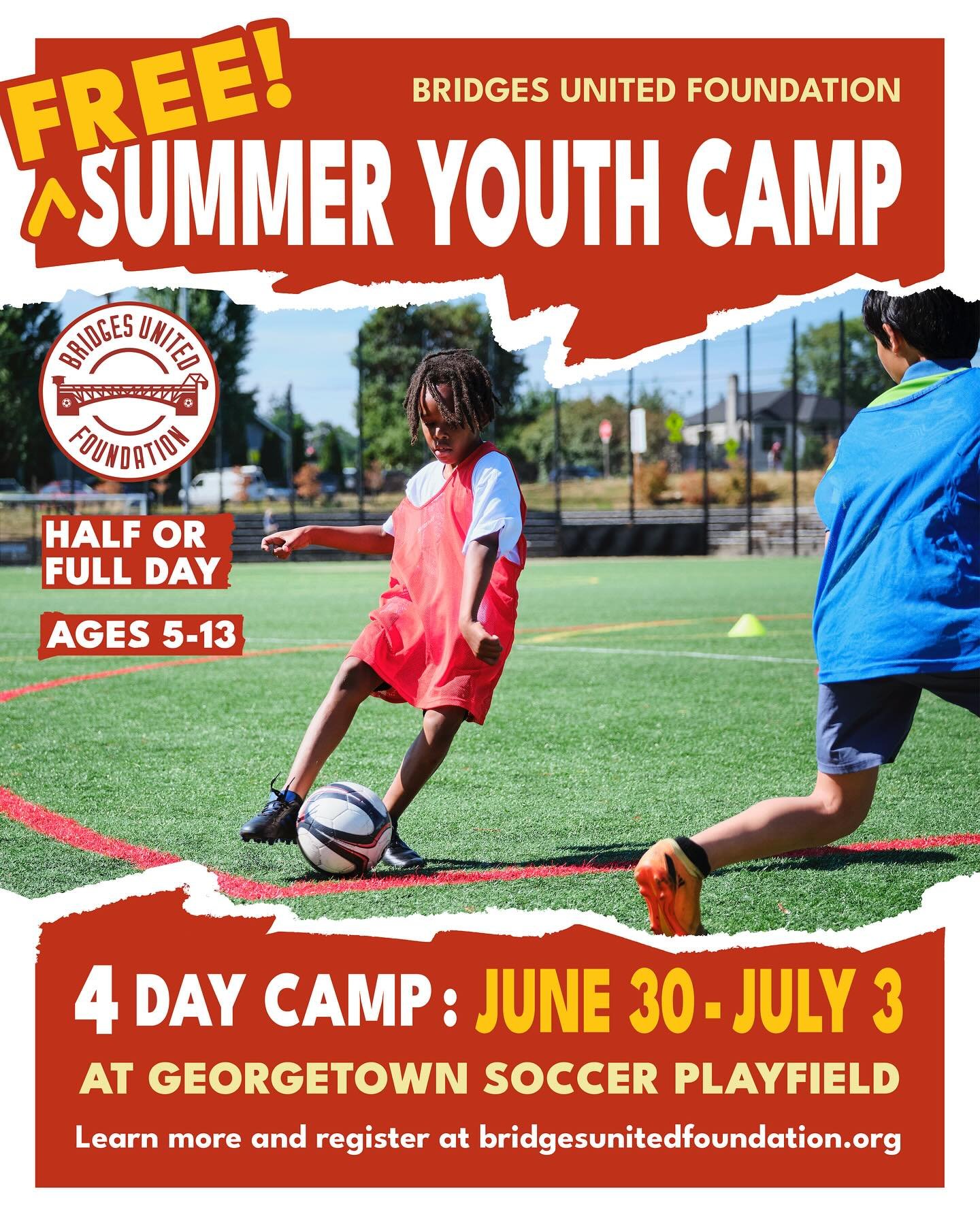 Our free ⚽️ camp registration is live (link in bio)! We’ll have coaches from both @goballardfc and @salmonbayfc leading sessions and giving back to the community. We can’t wait to see you all this summer ☺️
