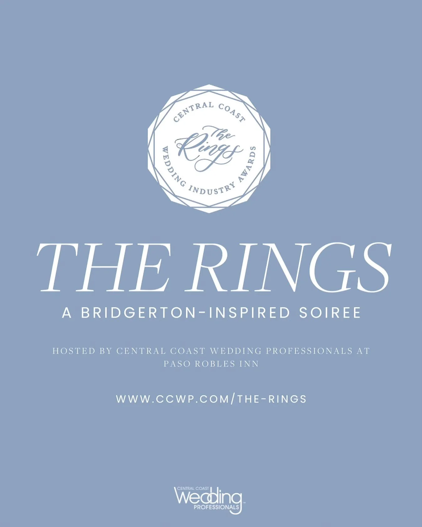 ✨ The Central Coast Wedding Industry Awards: The Rings ✨

Step into a Bridgerton-inspired evening of elegance and celebration on January 19th, 2025, at the historic @pasoroblesinn from 4 PM to 10 PM. We&rsquo;re honoring the incredible Central Coast 