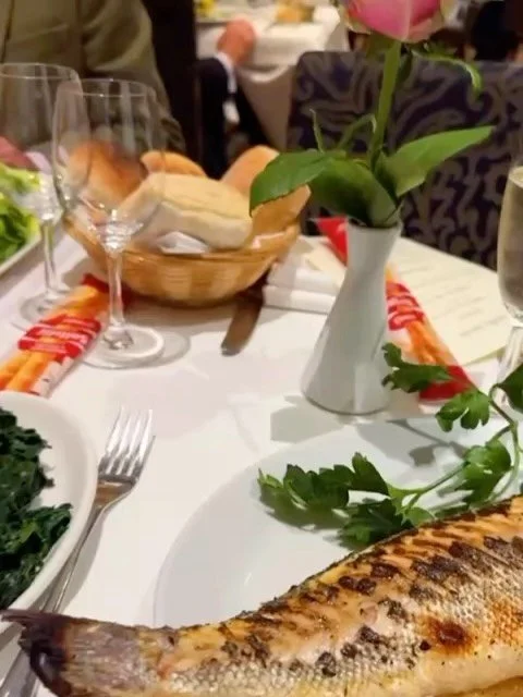 A delicious Caraffini lunch!