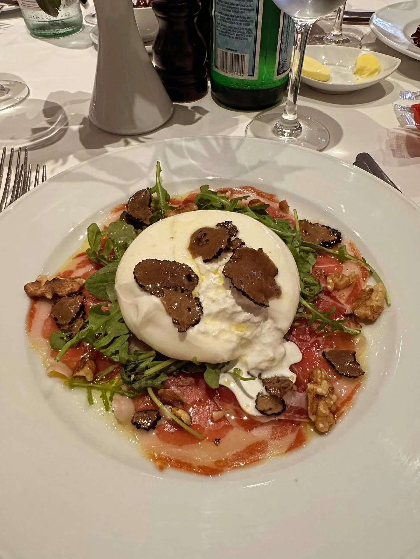 When silky burrata meets shaved truffle, a classic becomes unforgettable. La dolce indulgence on a plate!