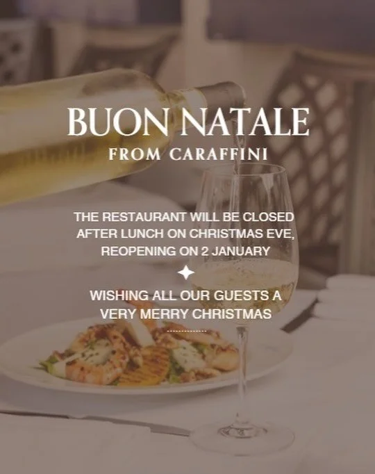 As the year draws to a close, we&rsquo;d like to thank all our wonderful guests for sharing so many special moments with us this year.

We&rsquo;ll be closing after lunch on Christmas Eve, and reopening for lunch on 2 January, ready to welcome you ba