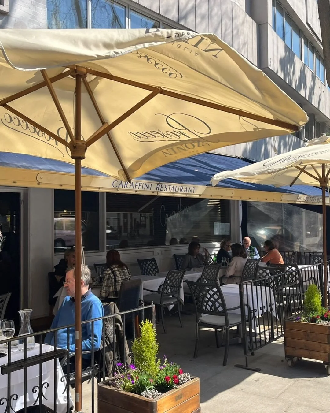 Sun out, tables set, and that unmistakable Caraffini buzz ☀️

Long lunches, chilled wine, and the kind of Italian dishes you keep thinking about long after you&rsquo;ve left. If you needed a sign to book&hellip; this is it.