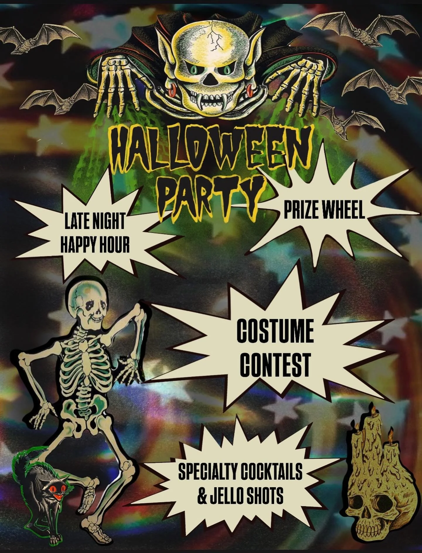 See you this Friday! We&rsquo;ve got a prize wheel, costume contest, late night happy hour, and spooktacular drinks just for the night 👻