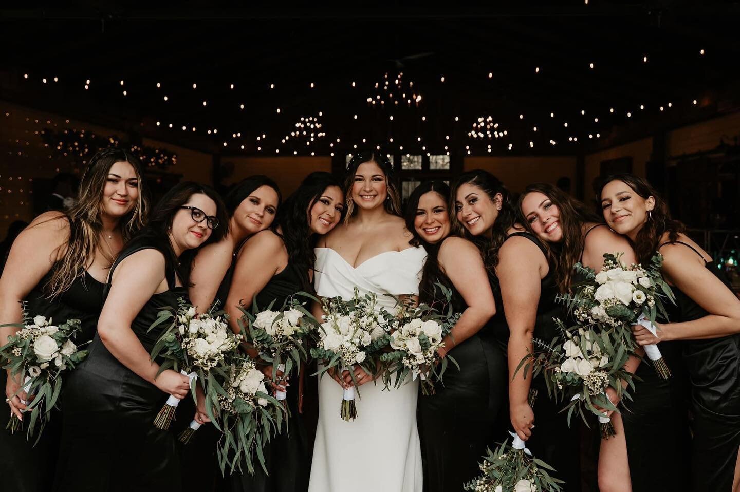 The most beautiful bridal party! Hair &amp;/or Makeup by Allure Hair Company!
📸: @meggydphotography