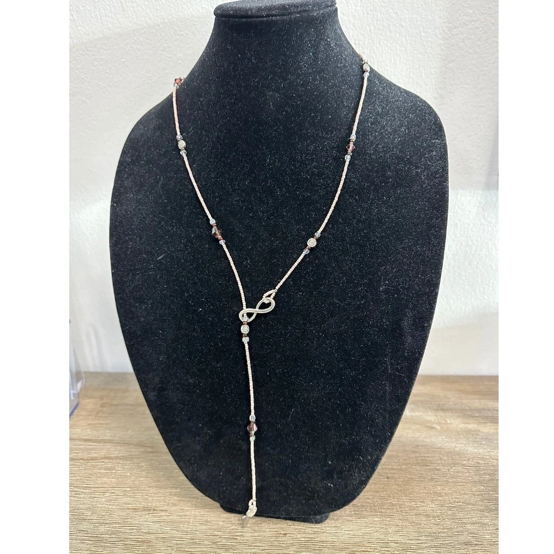 Infinity Necklace | Light Yellow