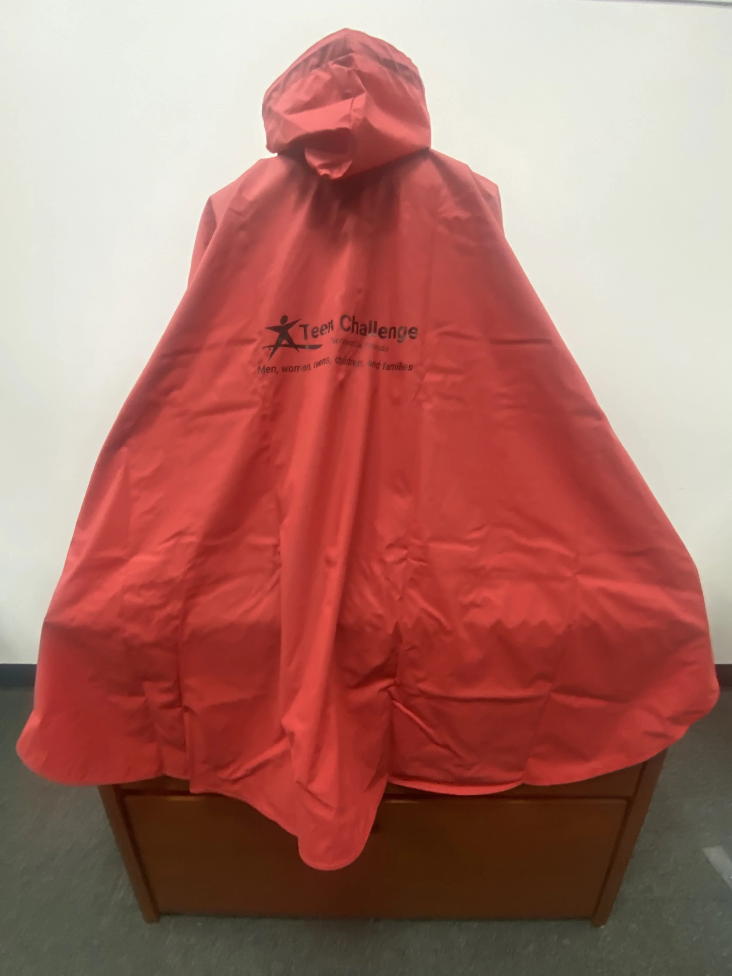 Red TC Rain Poncho