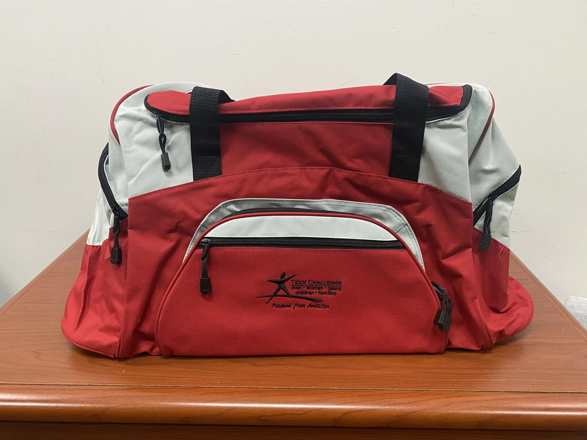 Red and Grey TC Gym Bag