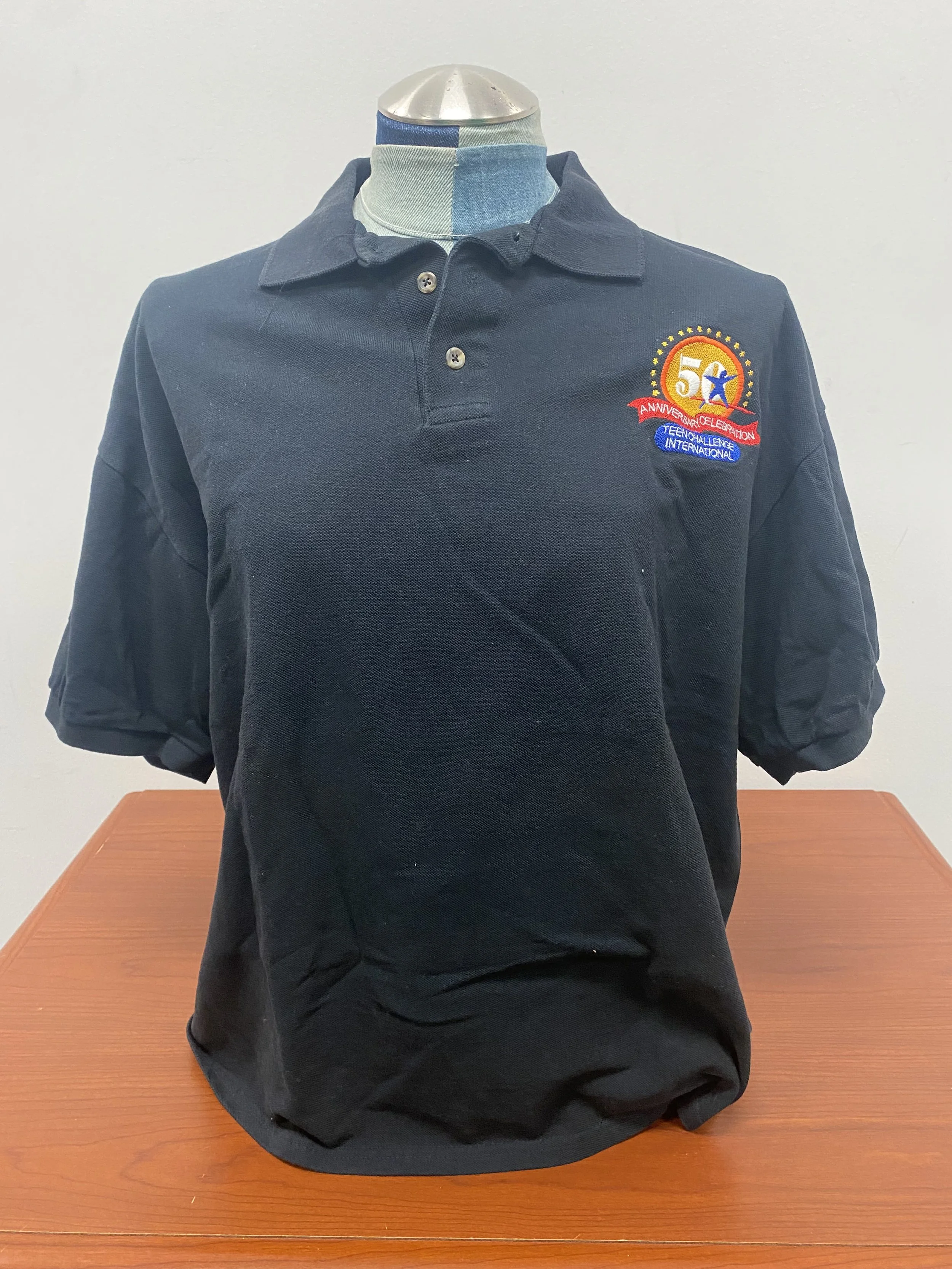 Black TC 50 Year Anniversary Polo