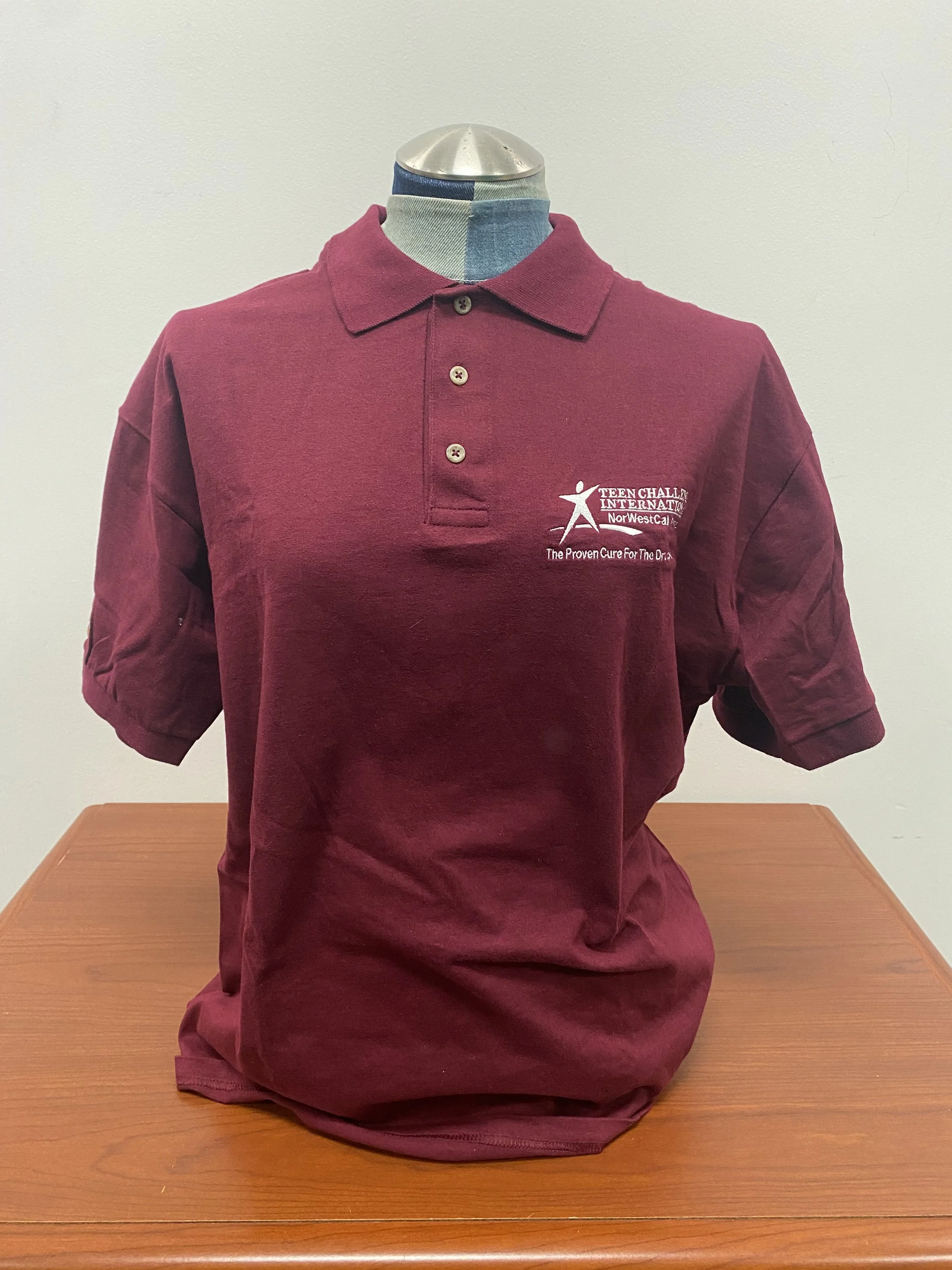 Burgundy TC Polo