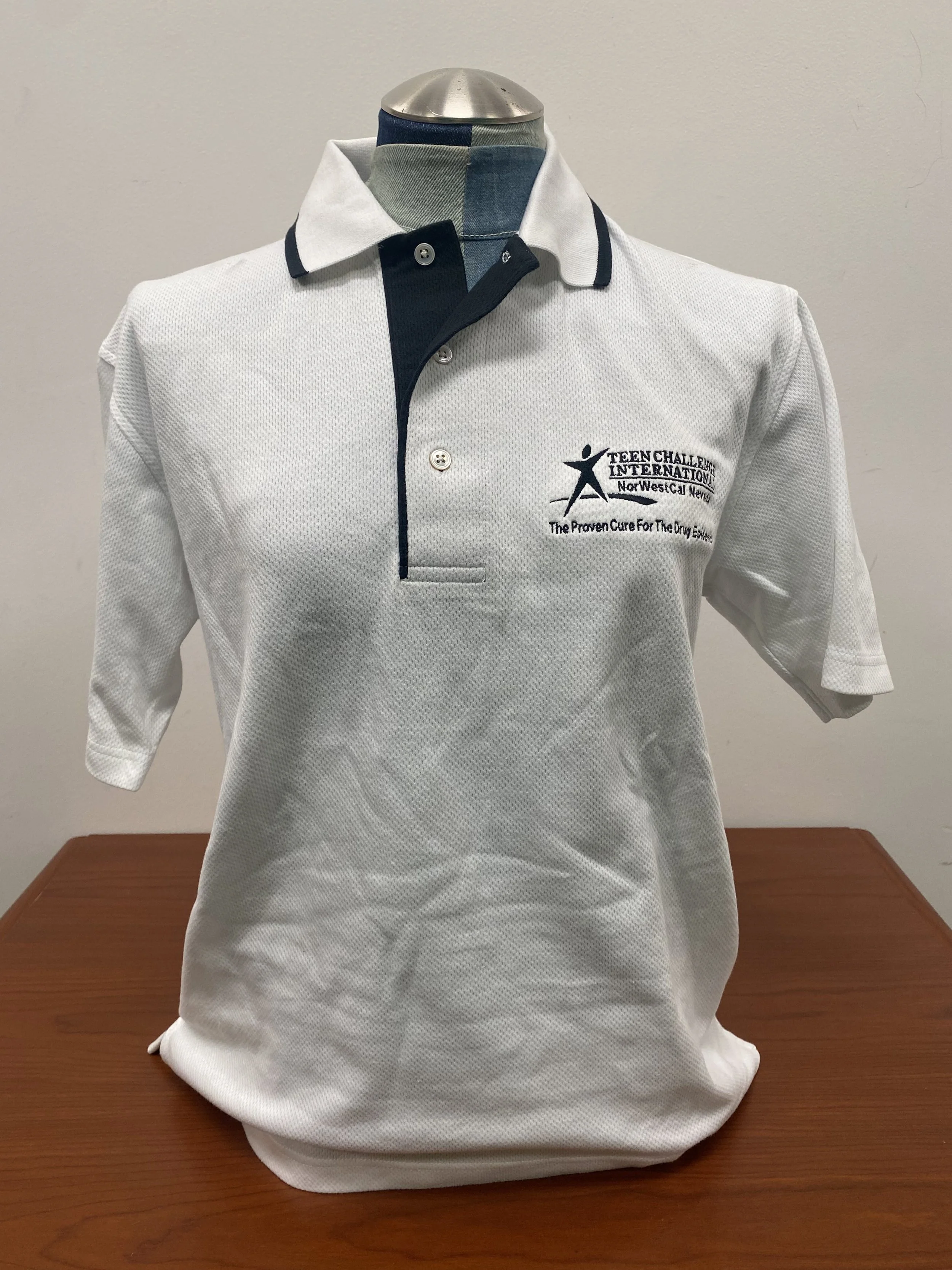 White with Black trim TC Polo