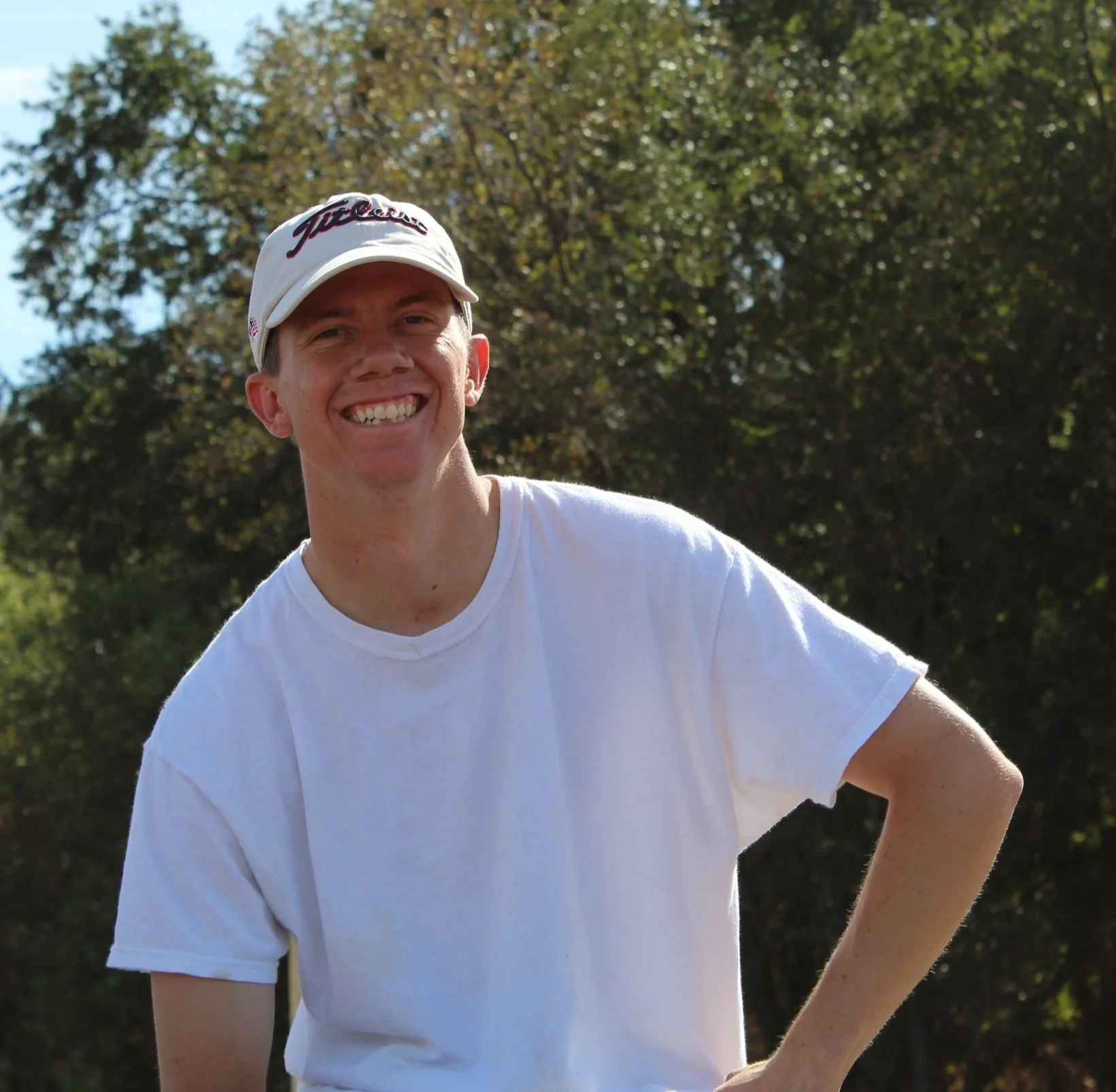 two brothers in Christ with arms around eachother posing for camera