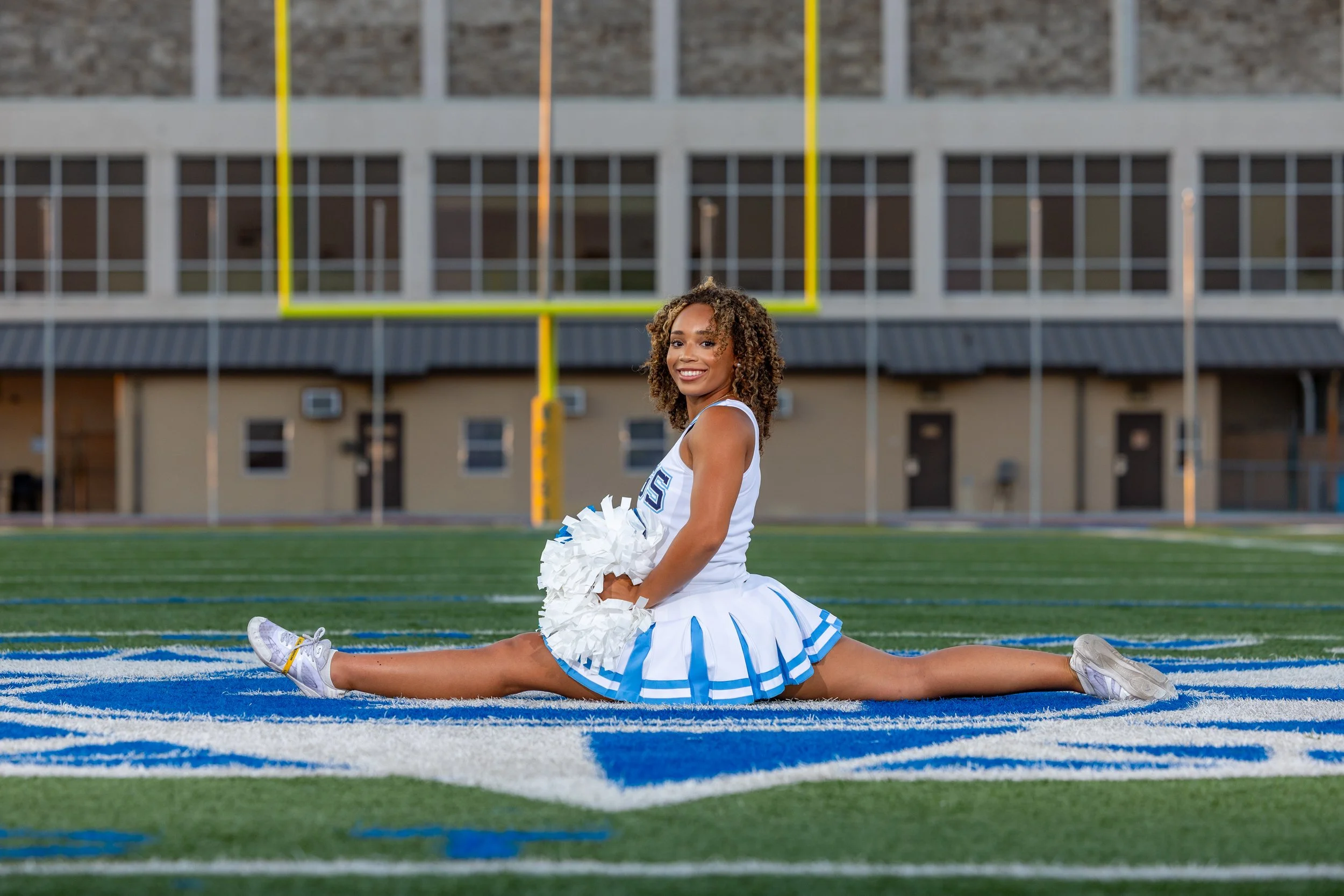 high school varsity cheer team media day photo San Antonio