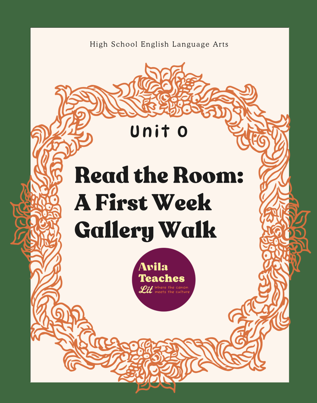 Read the Room: First Week Gallery Walk