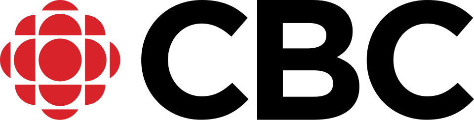 CBC logo with a red circular emblem and black text reading 'Canadian Broadcasting Corporation'