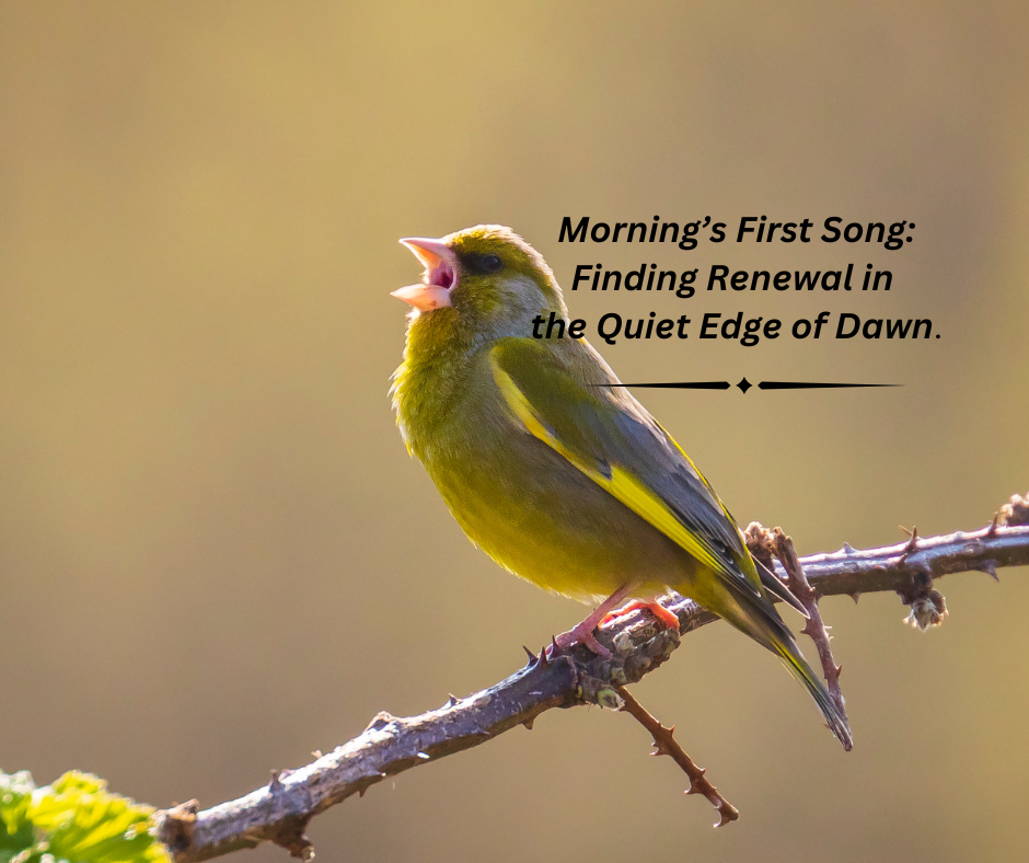 Morning’s First Song: Finding Renewal in the Quiet Edge of Dawn