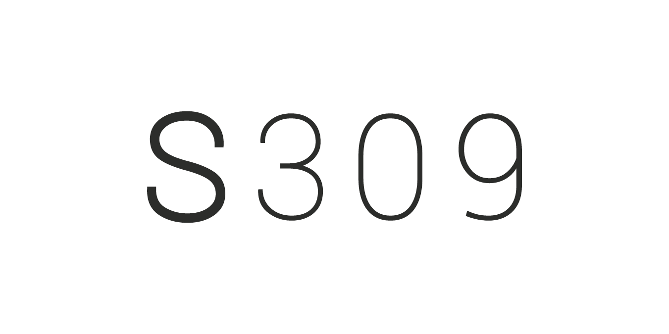 S309 abbreviated logo mark.