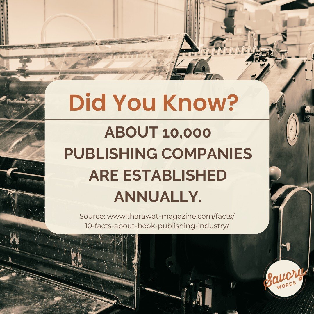 What an astonishing fact &mdash; and only a few are Deaf-owned. Get your book published today! 

ID: A black-and-white photo of a printing press is shown, with a cream box in front with text that says, &quot;Did you know? About 10,000 publishing comp