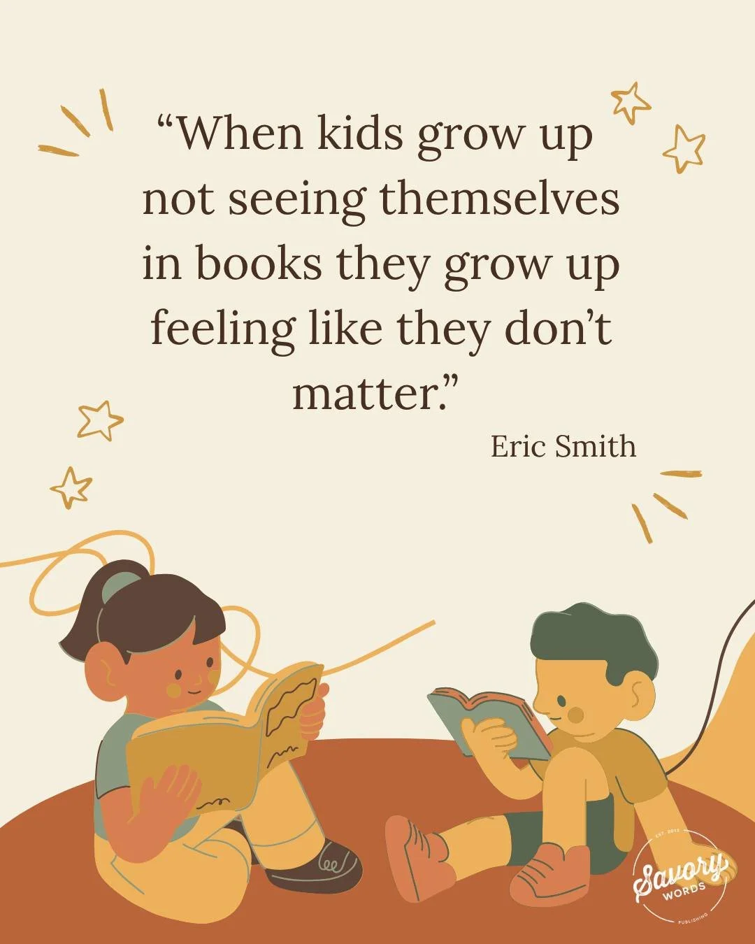 Representation is at the very heart of Savory Words Publishing. By ensuring that we have full representation of Deaf people not only in our books, but also behind the scenes in editing, illustrating, designing, and publishing, we can ensure authentic