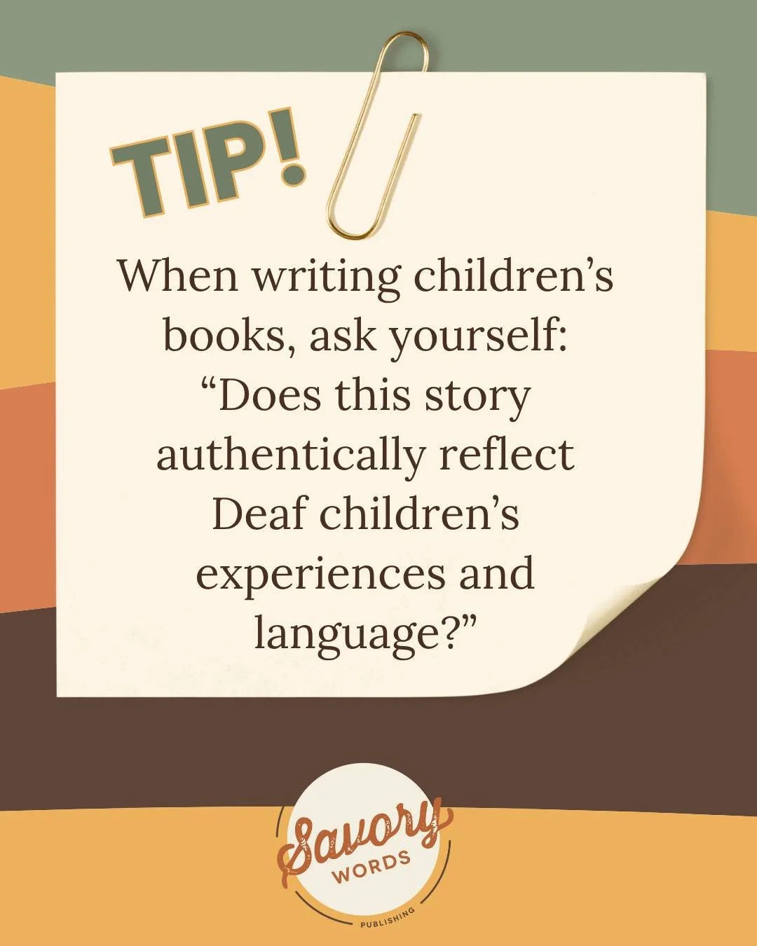 Writing children's books isn't as easy as you'd think, especially when you write about Deaf children. This is why we value Deaf authors so much at Savory Words. They have the lived experiences that help create culturally appropriate children's storie