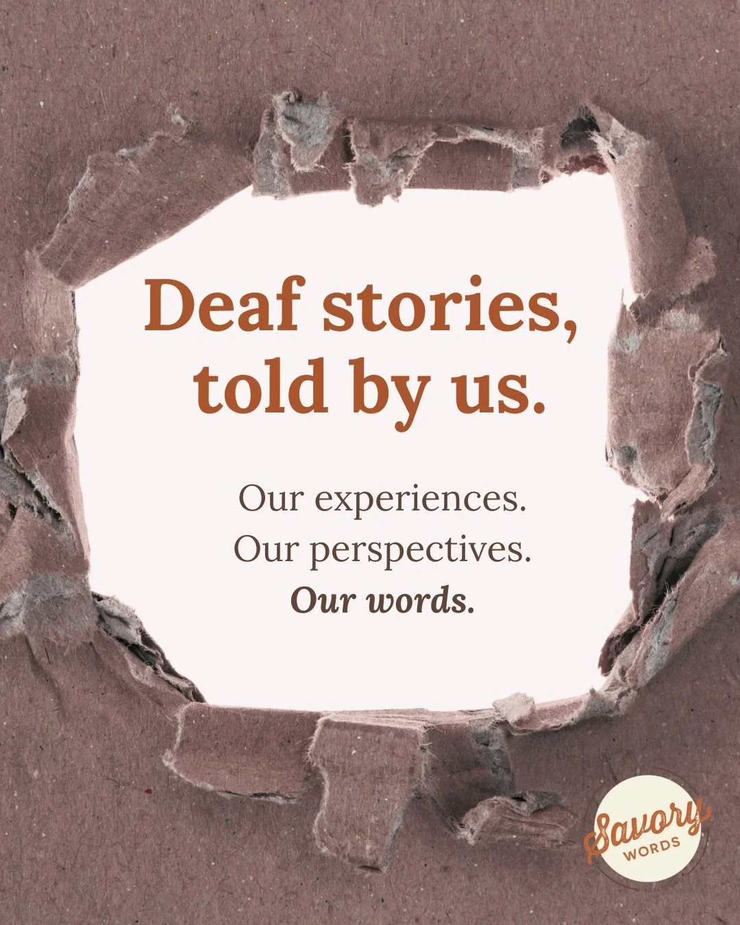 October feels like a good time for a reset. So this month, we're going back to the beginning. 

Before there is a manuscript, an editor, a cover, or a finished book on a shelf, there is a story waiting to be told. At Savory Words, we're especially in