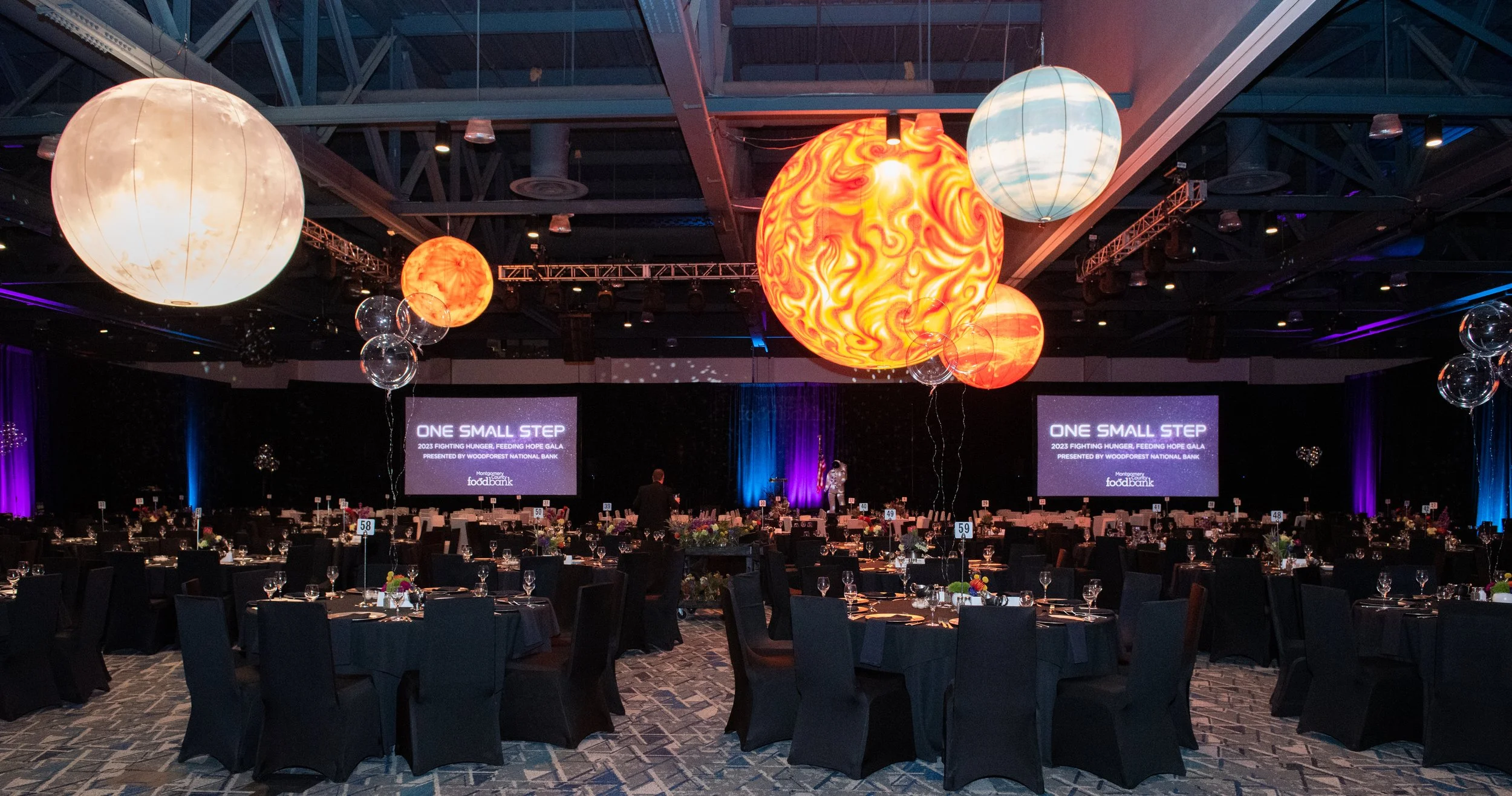 MoCo Food Bank Gala, designed and styled by luxury florist, Fashionable Florist