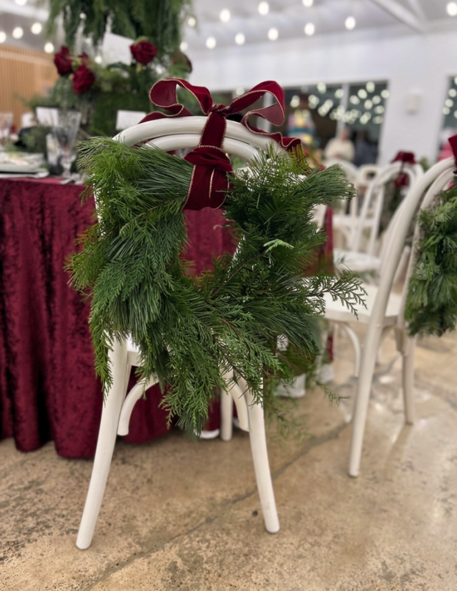 Holiday wreaths by Fashionable Florist