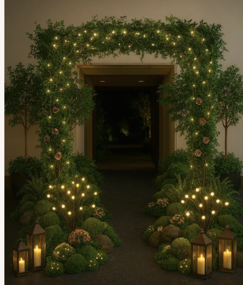Once Upon a Vine corporate event design concept by Fashionable Florist