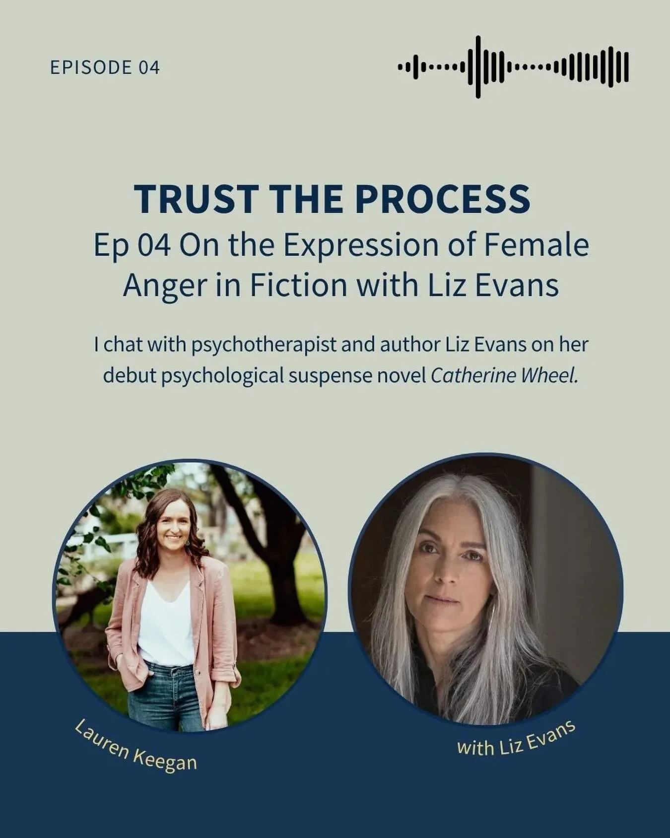 Episode 4 of Trust the Process is now available wherever you listen to your podcasts!

I spoke to psychotherapist and author Liz Evans about the expression of women&rsquo;s anger in fiction, and so much more - a really fascinating conversation!

&ldq