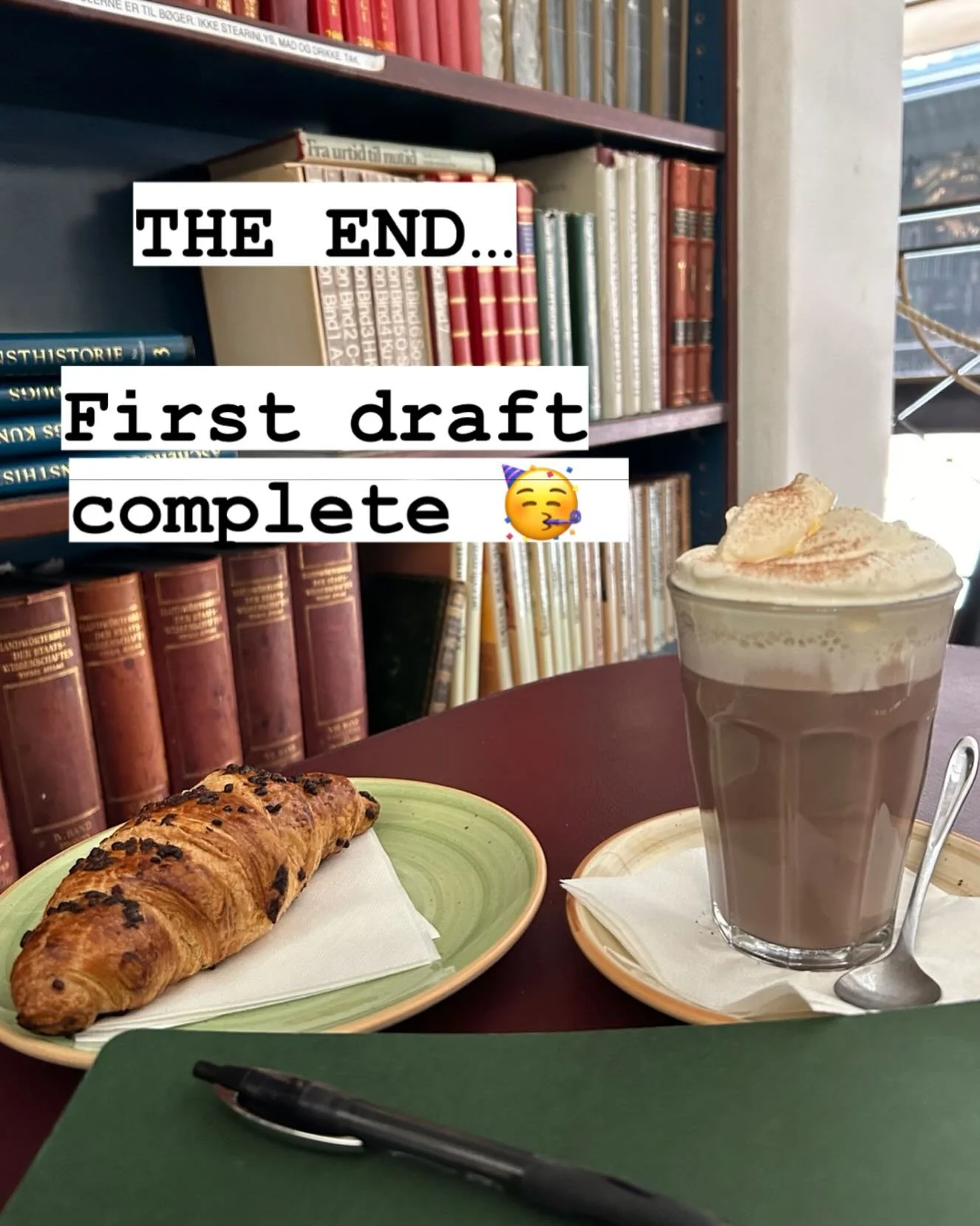 The End. Aren&rsquo;t they the best words ever? 

I&rsquo;ve completed a (very) rough first draft of a new book! It&rsquo;s a gothic historical fiction novel set in Denmark across two time periods. The photo is a throwback to my trip to Denmark in Ju