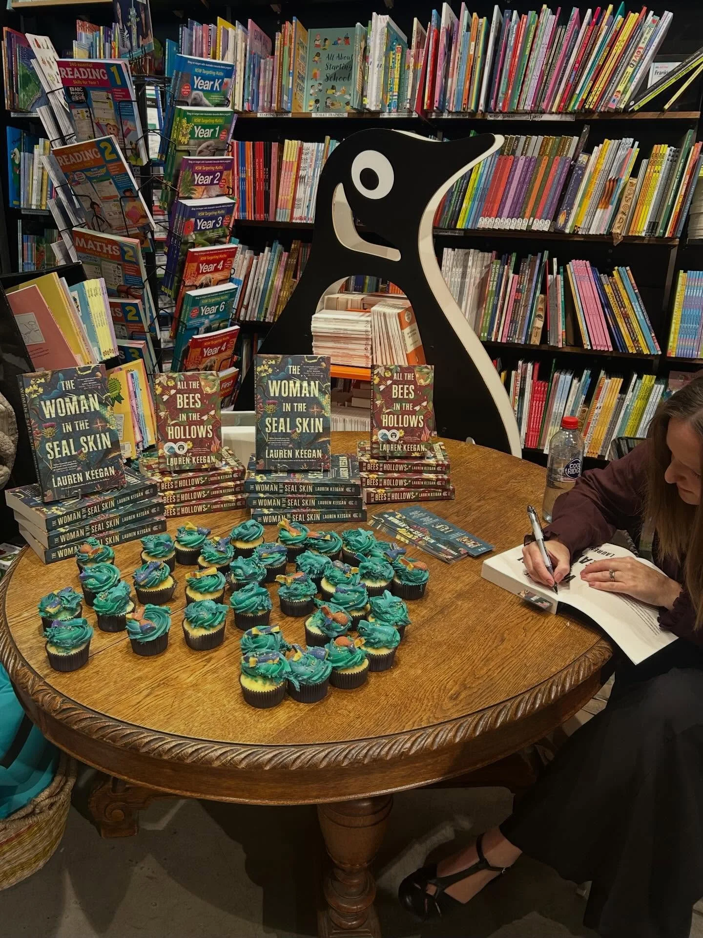 What an incredible way to celebrate Publication Day! Last night The Woman in the Seal Skin was officially launched at Harry Hartog Narellan 💙

I am blown away by the turnout. Almost 60 people!! Harry Hartog has a beautiful book club community who as