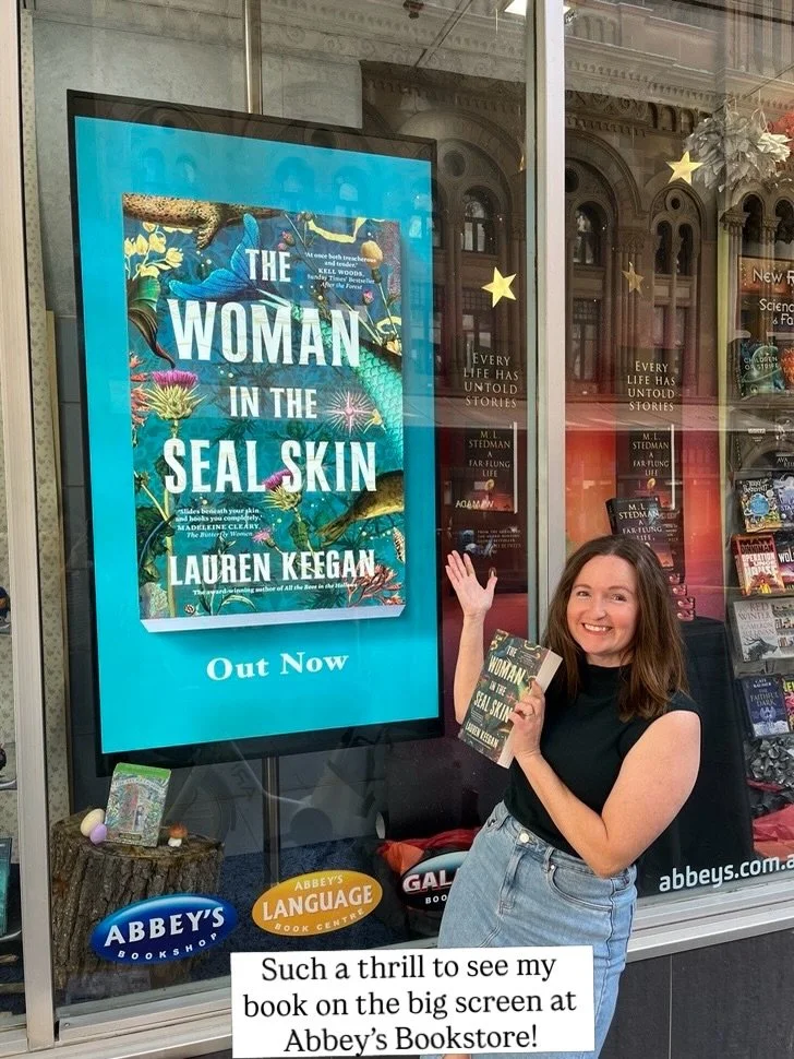 It was such a thrill to see my book on the big screen at Abbey&rsquo;s Bookshop on York Street and Dymocks on George Street!

A big thank you to @alistairtrapnell &amp; the marketing team at @affirmpress for all the hard work you do behind the scenes
