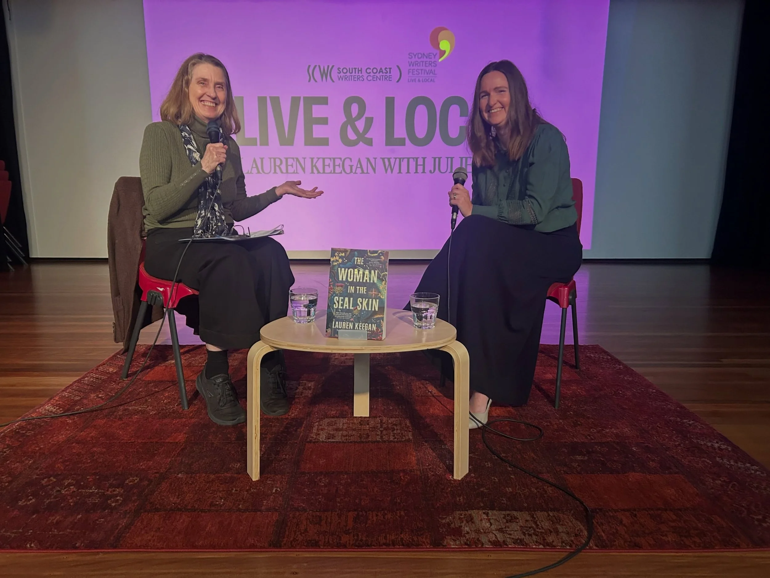 Last Friday I was on the Sydney Writer&rsquo;s Festival Live &amp; Local Program at Coledale Hall. It might&rsquo;ve been rainy and misty outside but it was a lovely cosy atmosphere inside. 

Though it was hard to follow @trentdaltonauthor &rsquo;s l