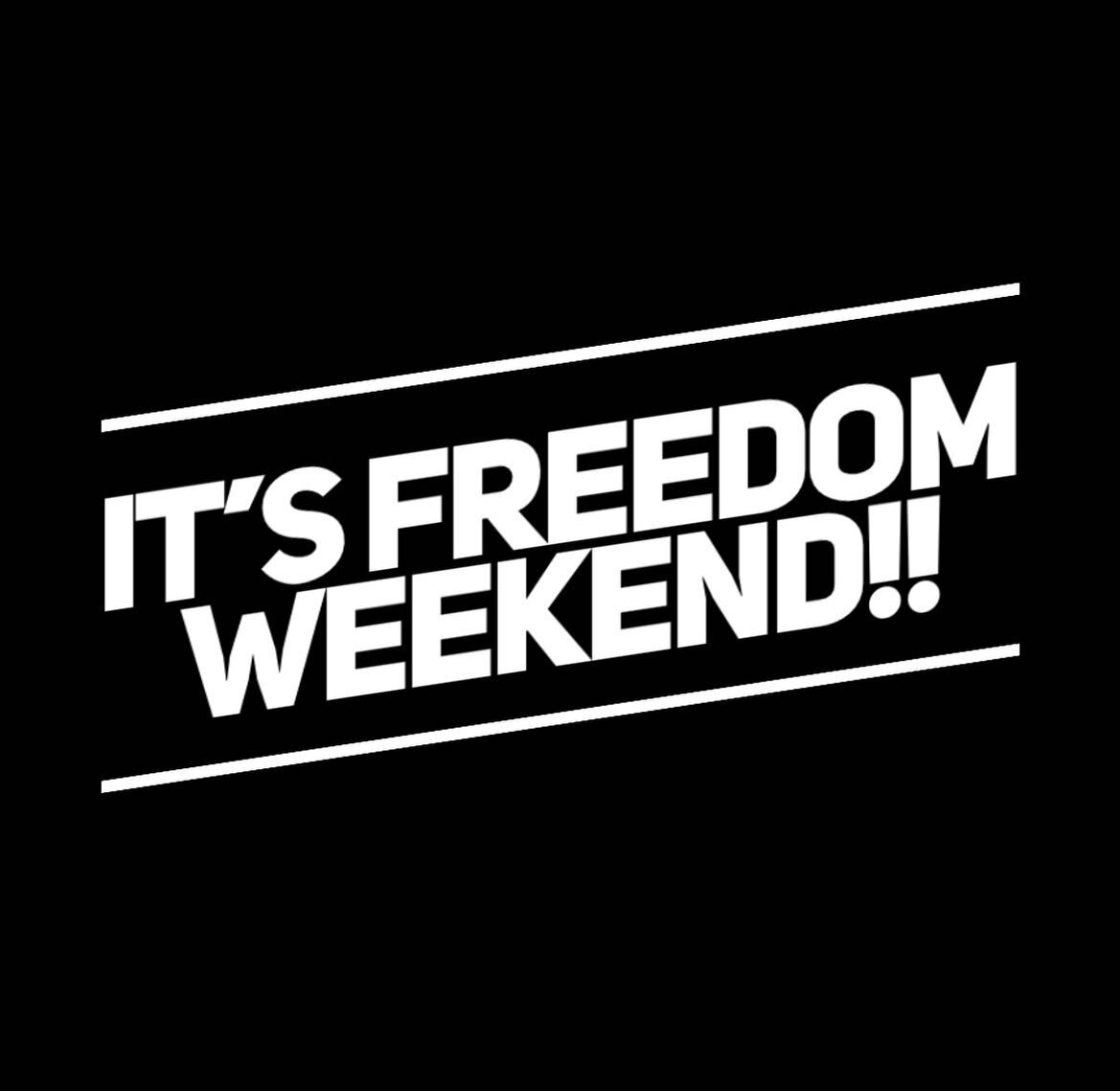 It&rsquo;s FREEDOM Weekend!!! 🔥🔥🔥🙏🏻🙏🏻🙏🏻🙏🏻🤜🏻👹🤜🏻👹🤜🏻👹