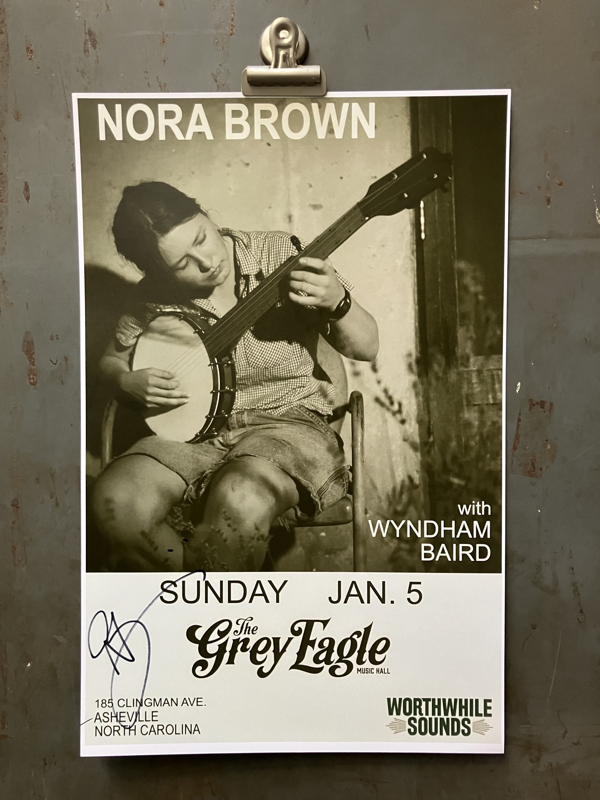 Signed - Show Poster from The Grey Eagle