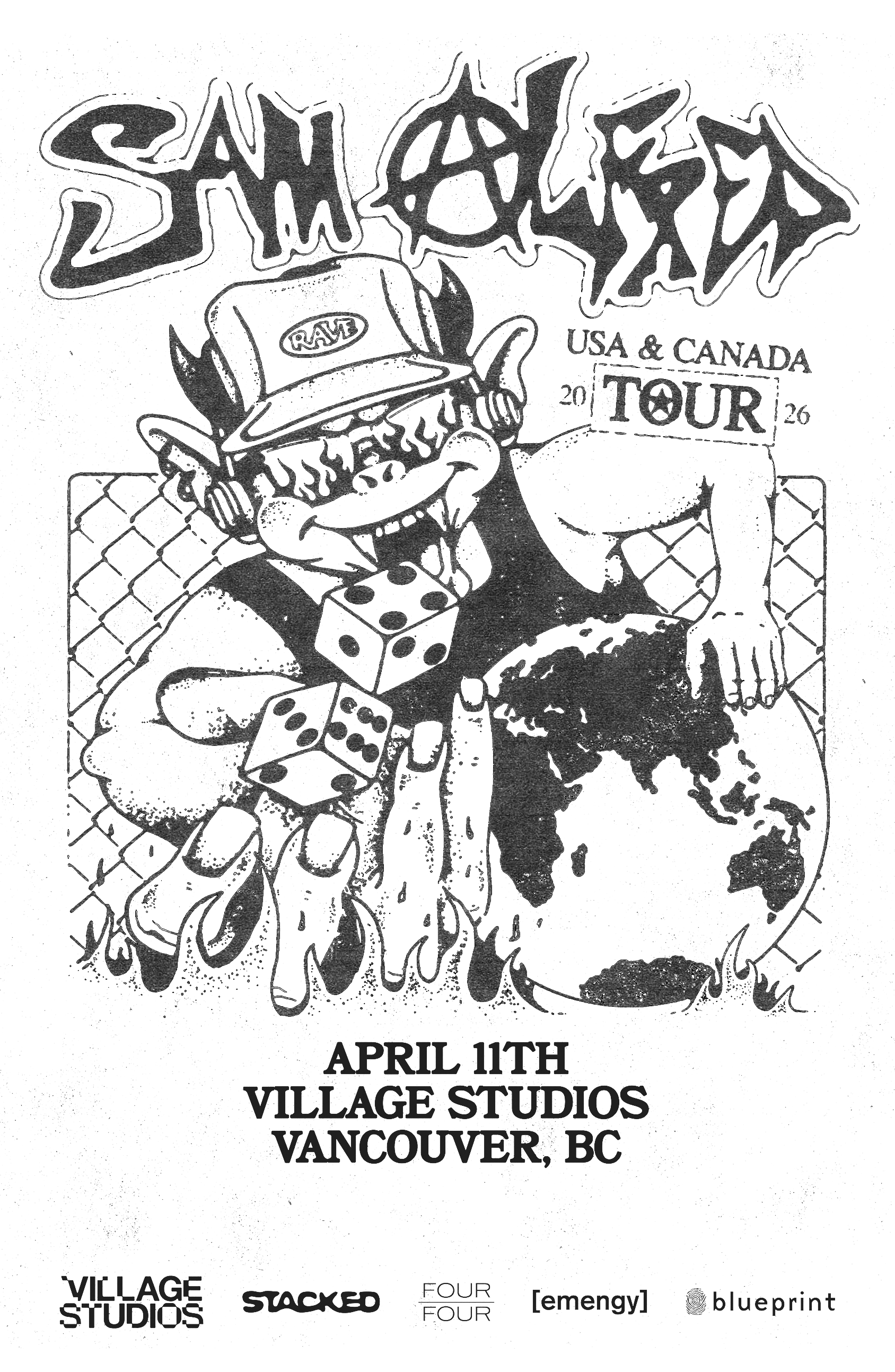 Stacked pres. Sam Alfred