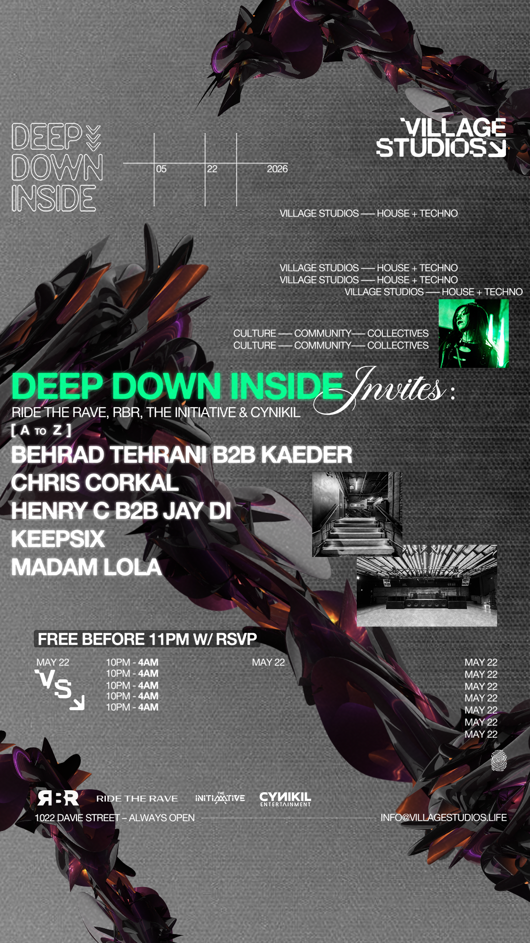 Deep Down Inside Invites