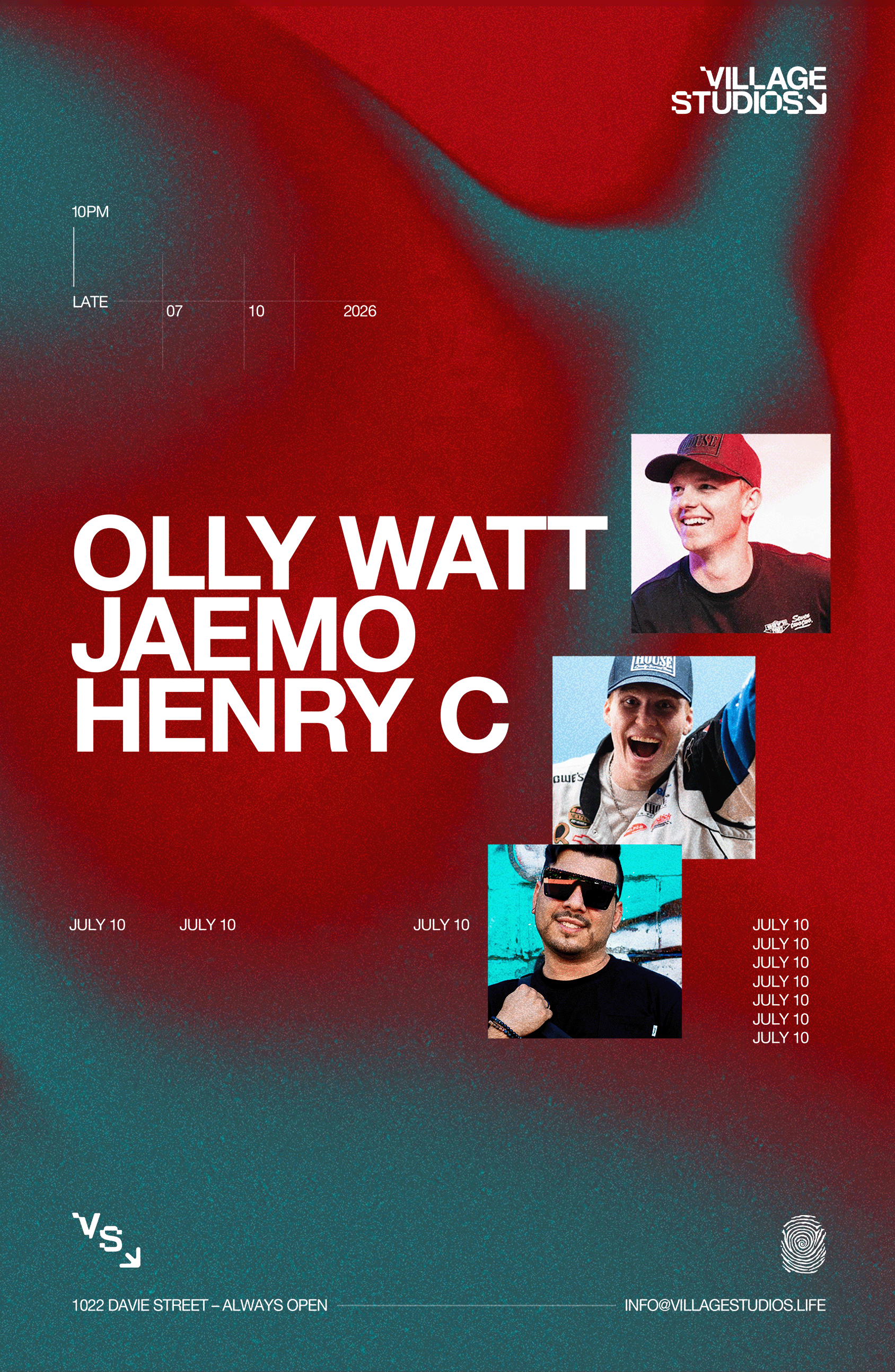 OLLY WATT, JAEMO, HENRY C