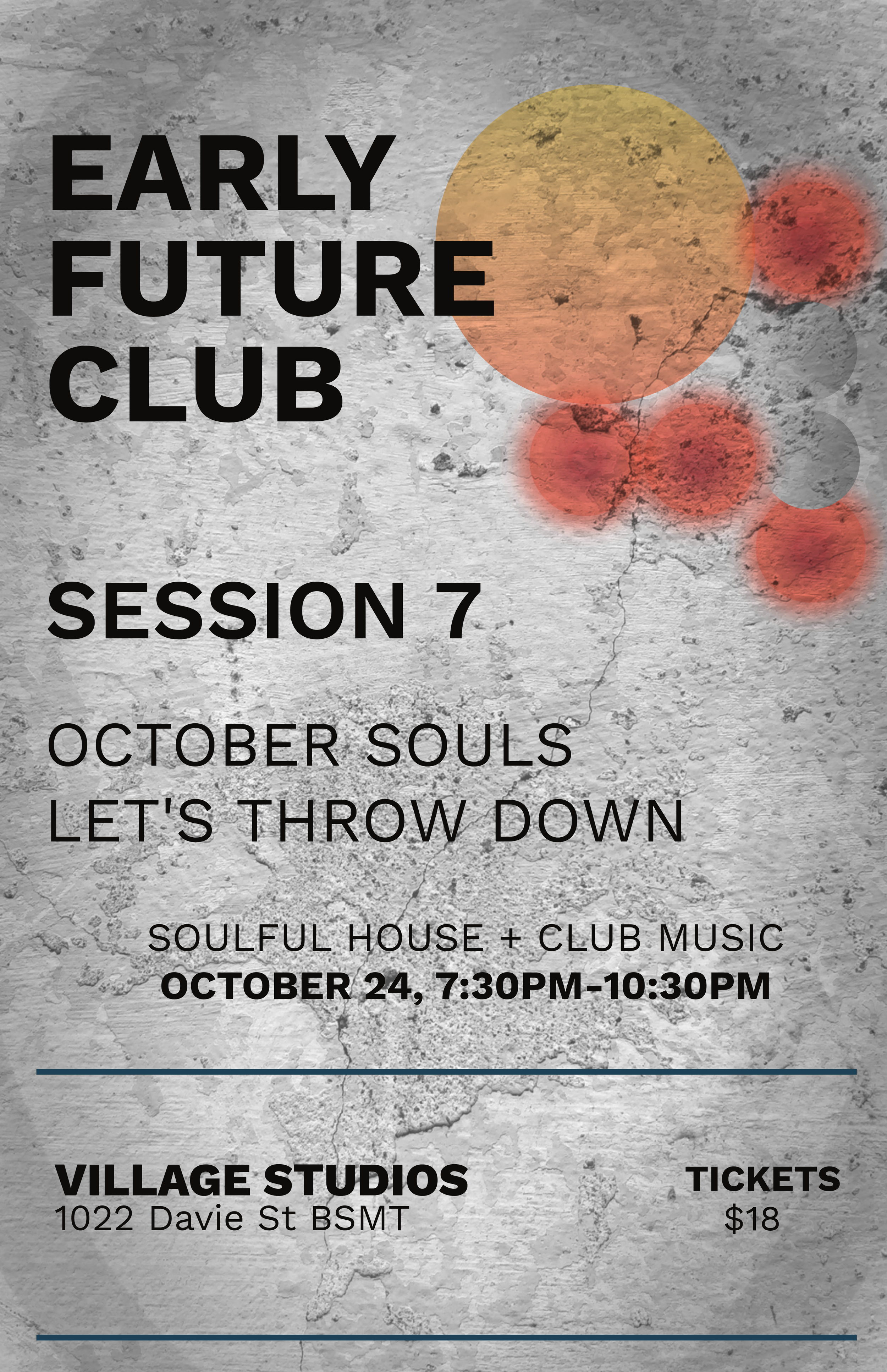 EARLY FUTURE CLUB: OCTOBER SOULS