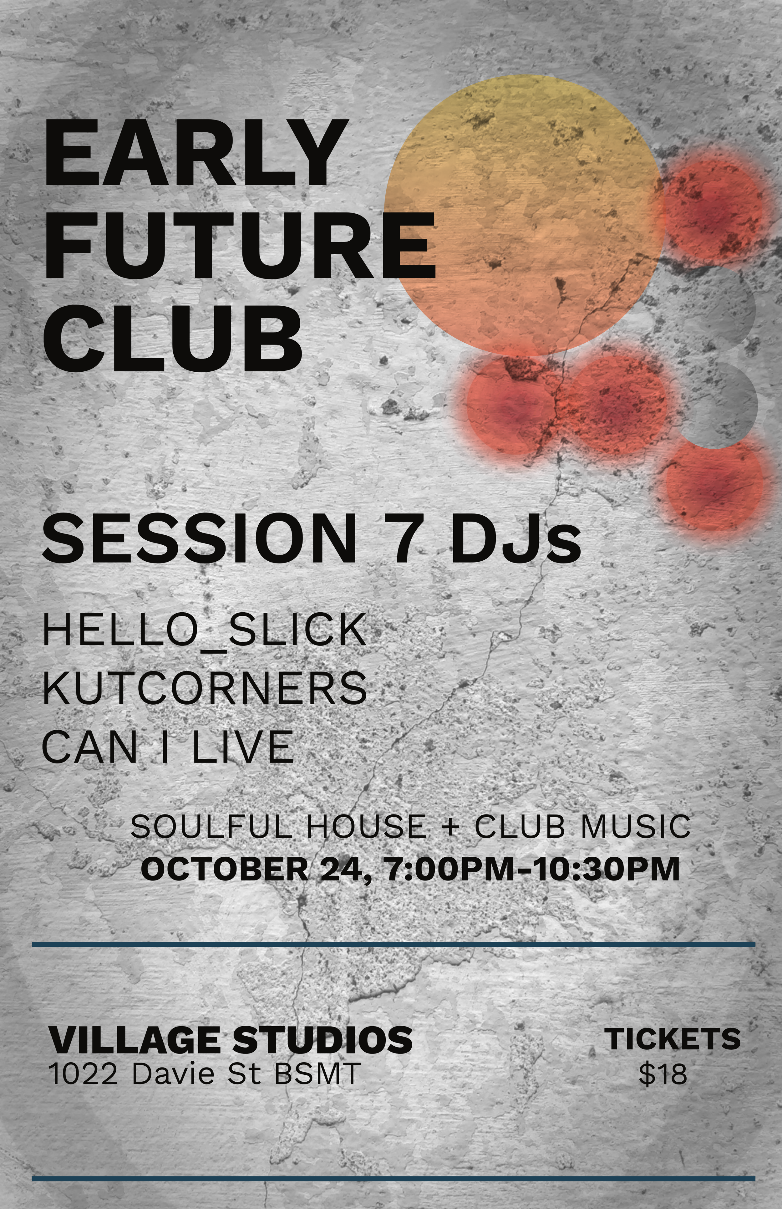 EARLY FUTURE CLUB: OCTOBER SOULS