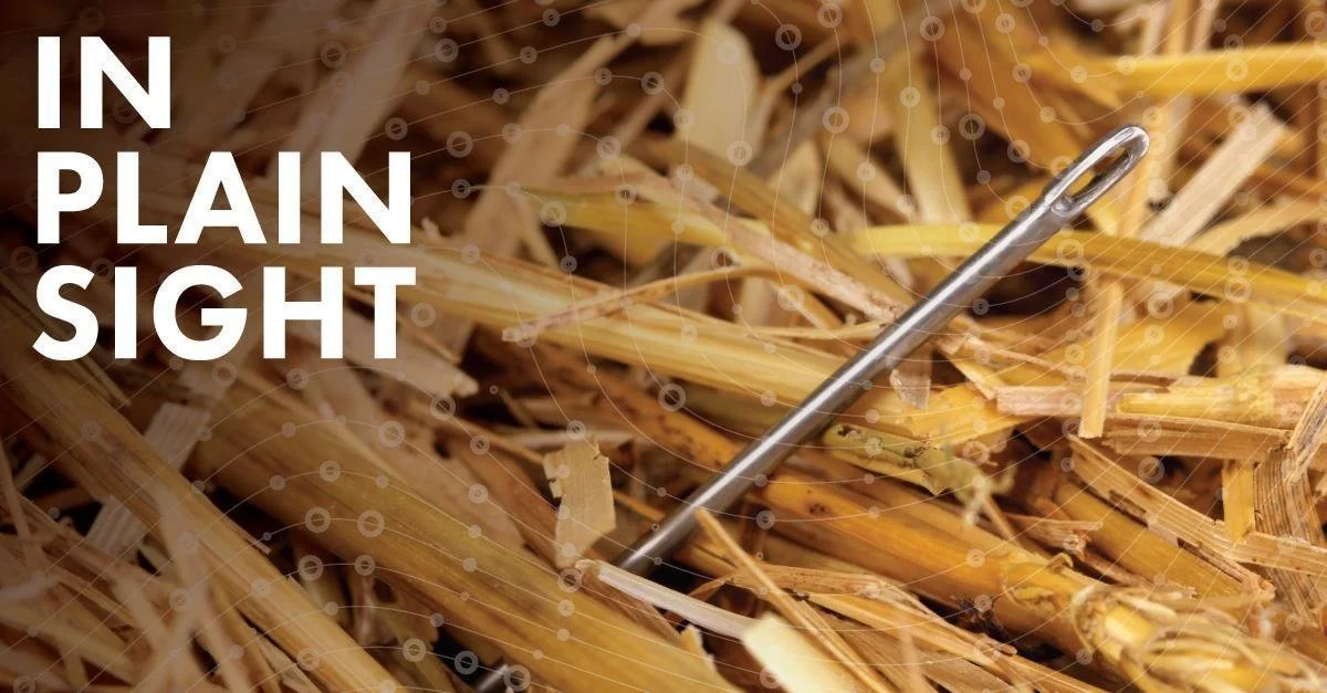 You can’t know what you can’t see