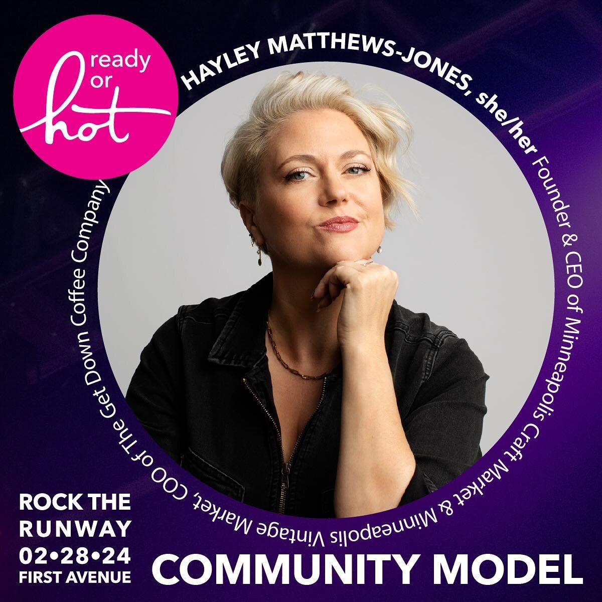 I&rsquo;m thrilled to announce I&rsquo;ll be walking the runway on February 28 at @firstavenue at 🔥Ready or Hot: Rock the Runway🔥 &mdash;a radically inclusive, body-positive fashion show celebrating bold self-expression, the beauty and power of our