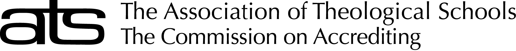 Logo for the Association of Theological Schools and the Commission on Accrediting