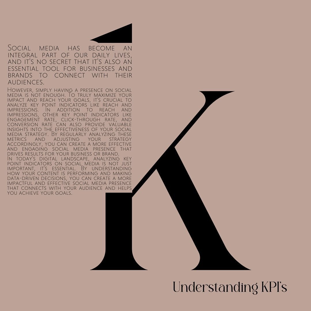 Choosing your top KPIs (Key Point or Performance Indicators) is a necessary part of your social media strategy. These indicators will allow you to measure and adjust your content based on what the data is saying. You should be retuning to your KPIs m