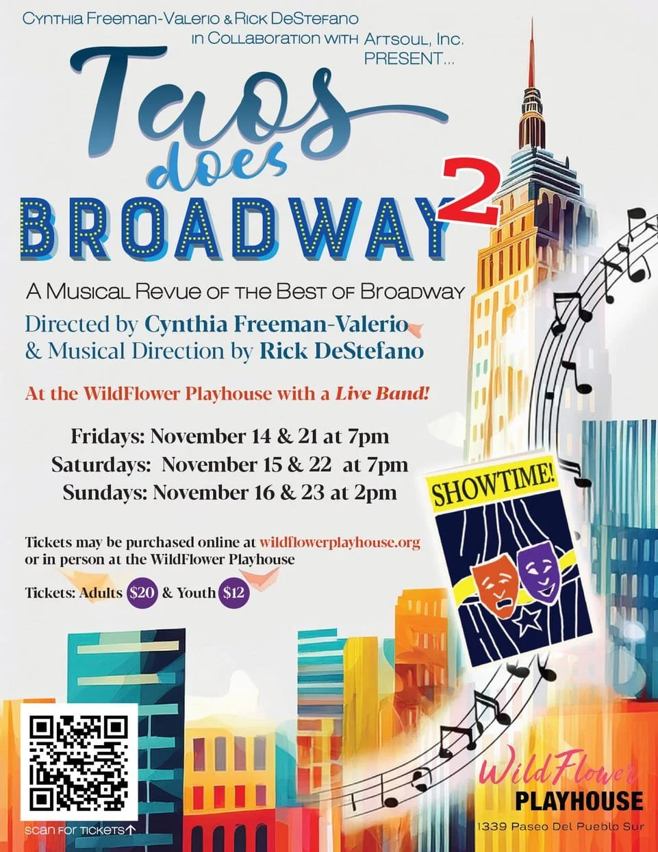 “TAOS DOES BROADWAY 2” A Musical Revue of the Best of Broadway // Week 2