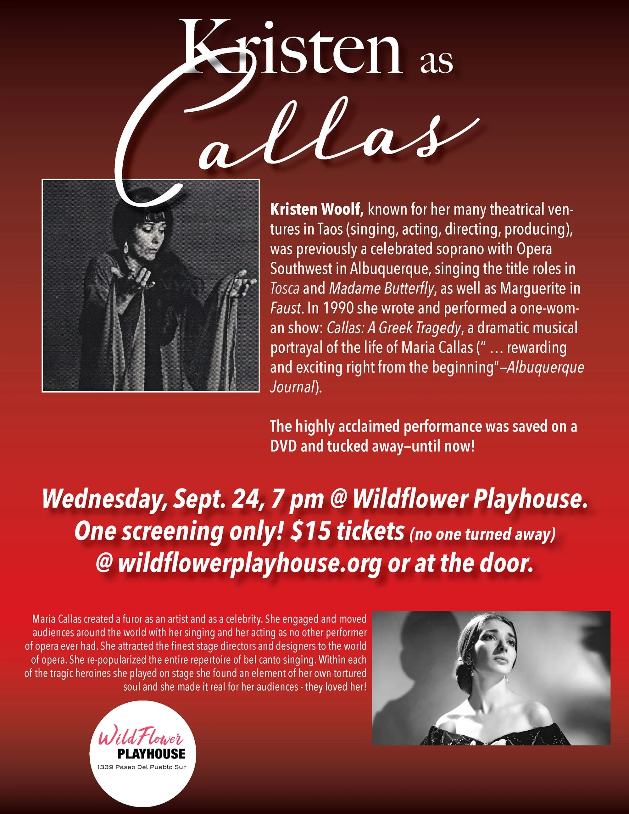 Kristen as Callas