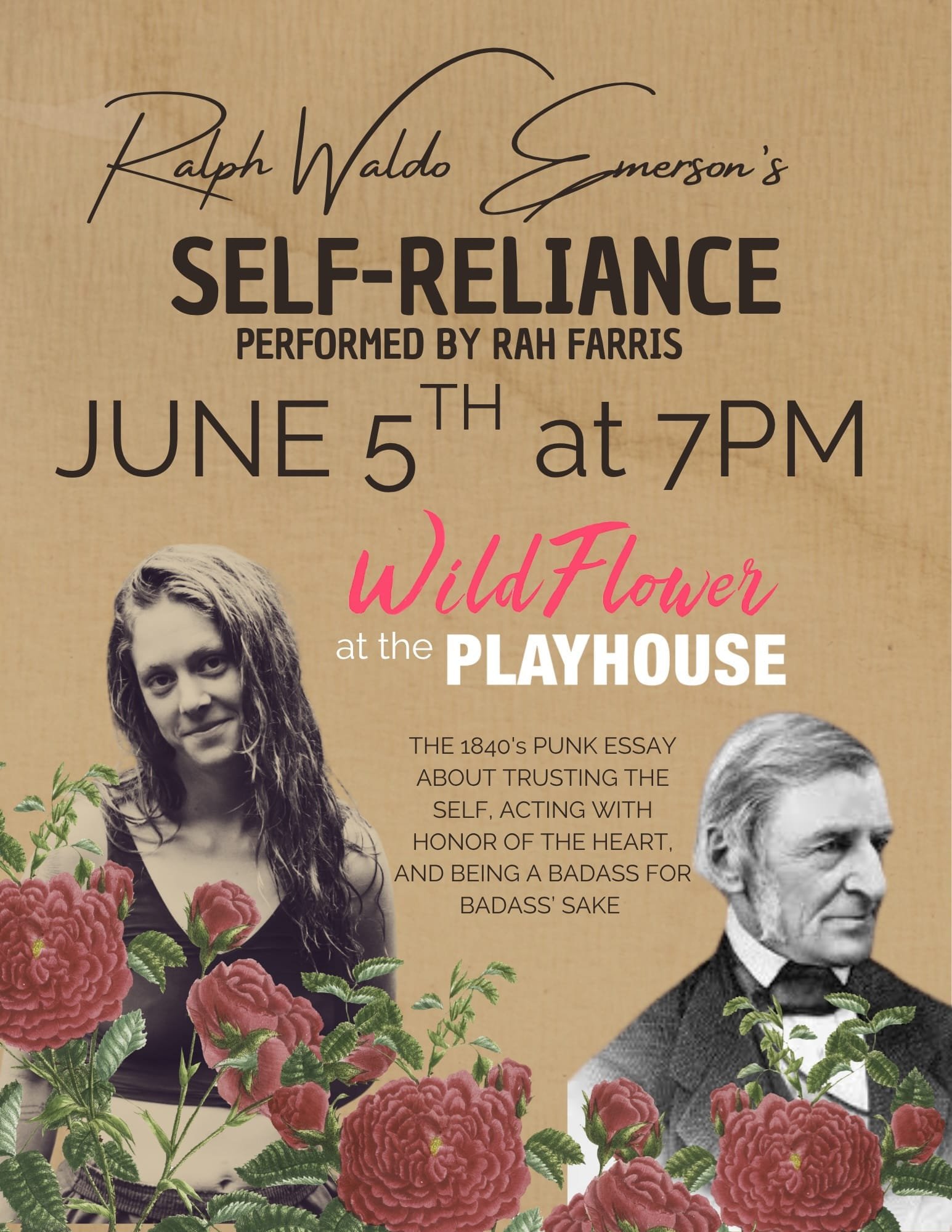 Ralph Waldo Emerson’s “Self-Reliance”: A Punk Monologue performed by Rah Farris