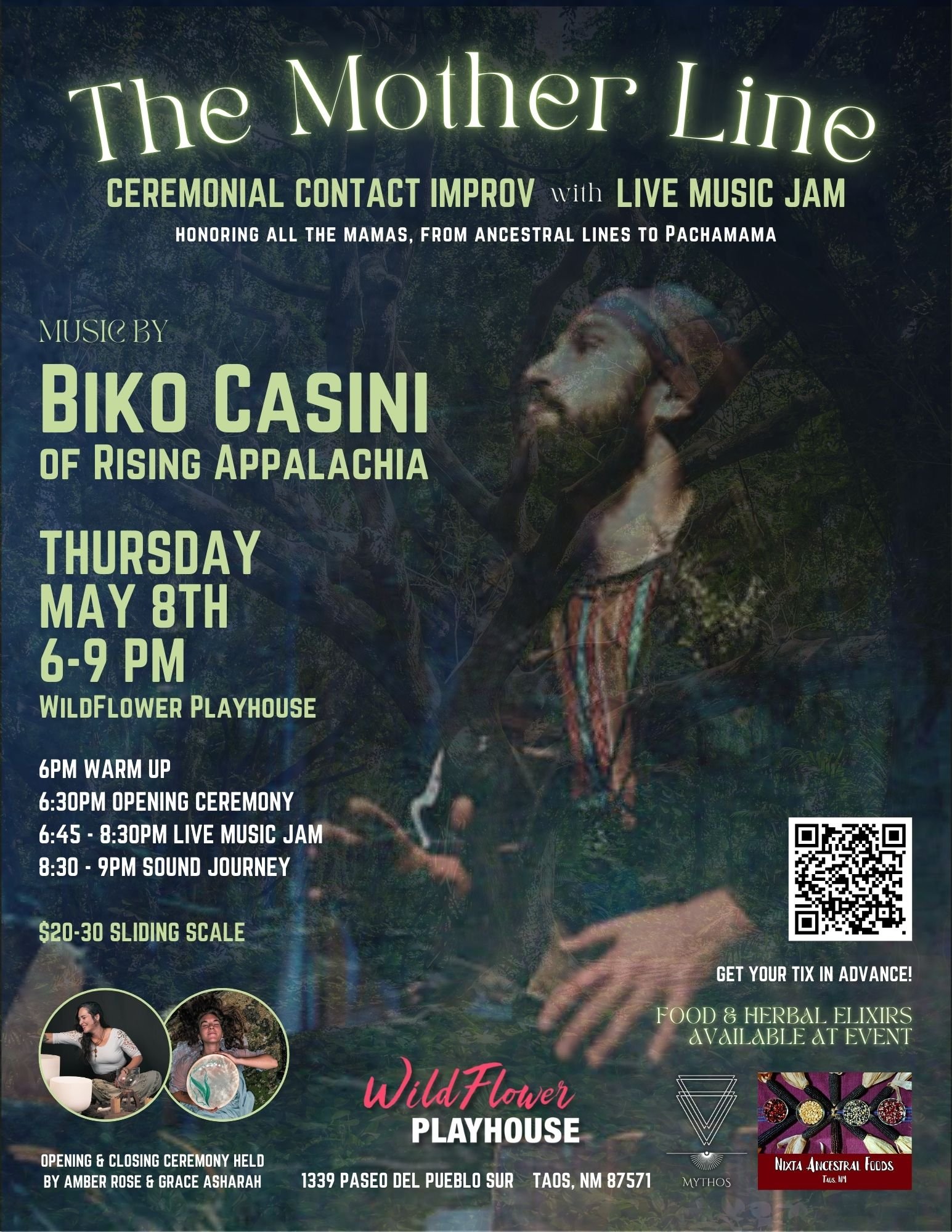 Ceremonial Contact Improv with Biko Casini of Rising Appalachia