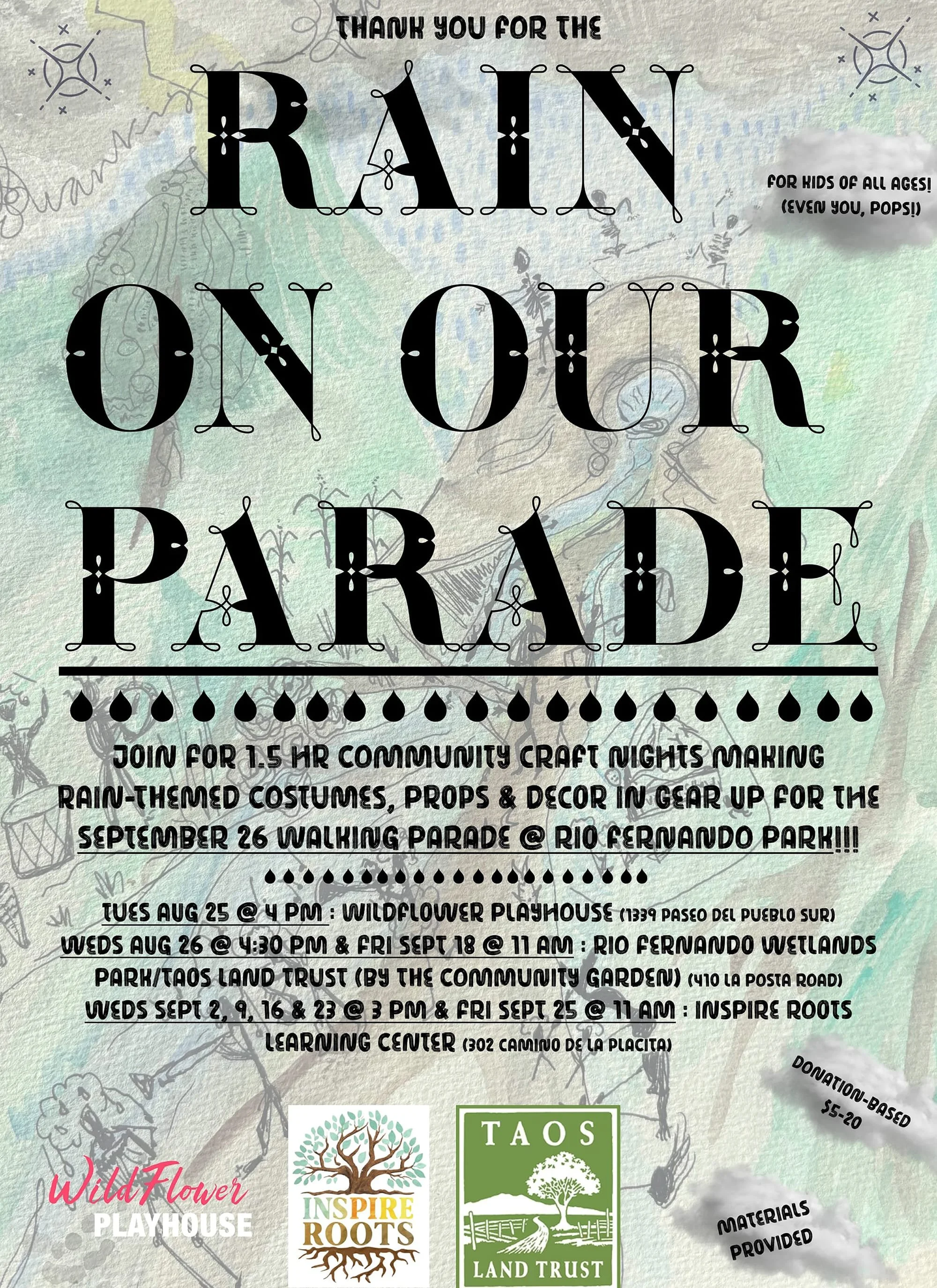 Rain on our Parade Community Craft Night